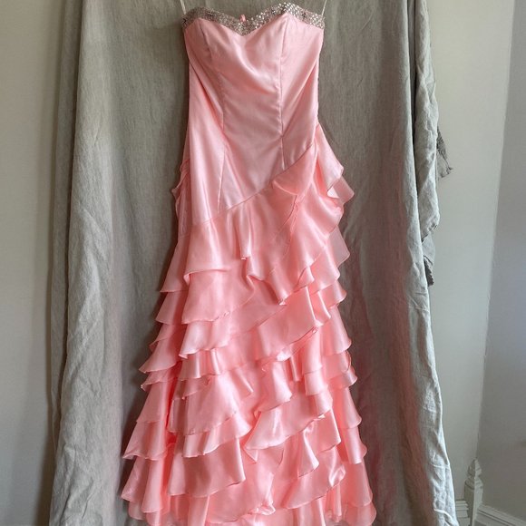 PROM DRESS vintage barbie pink size 2/4 - Picture 3 of 10